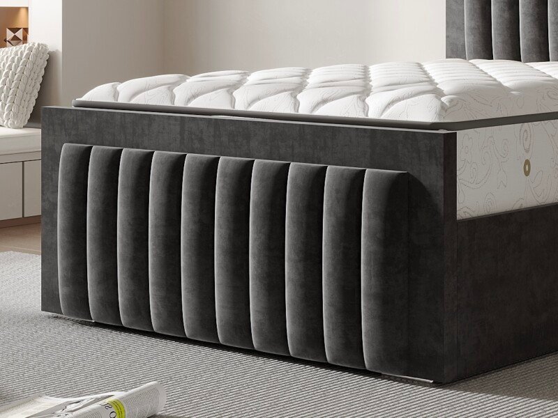 Romero Panel Line Border Bed footboard