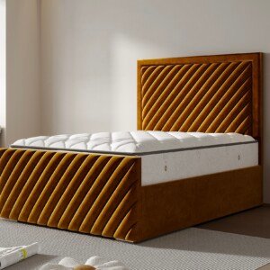 Ricco line Bed angle view