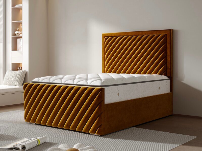 Ricco line Bed angle view