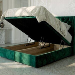 Charlotte Wingback Ottoman Divan Bed | Swaye