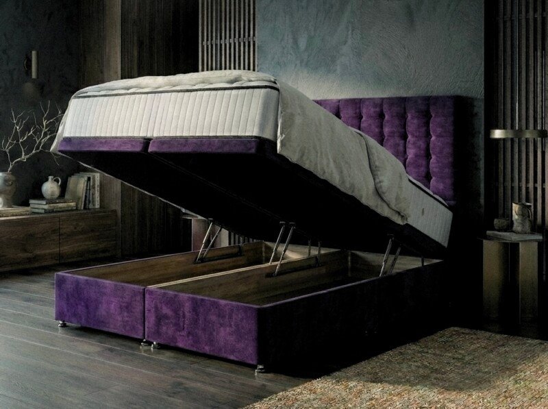 Monaco Cube Ottoman Divan Bed | Swaye