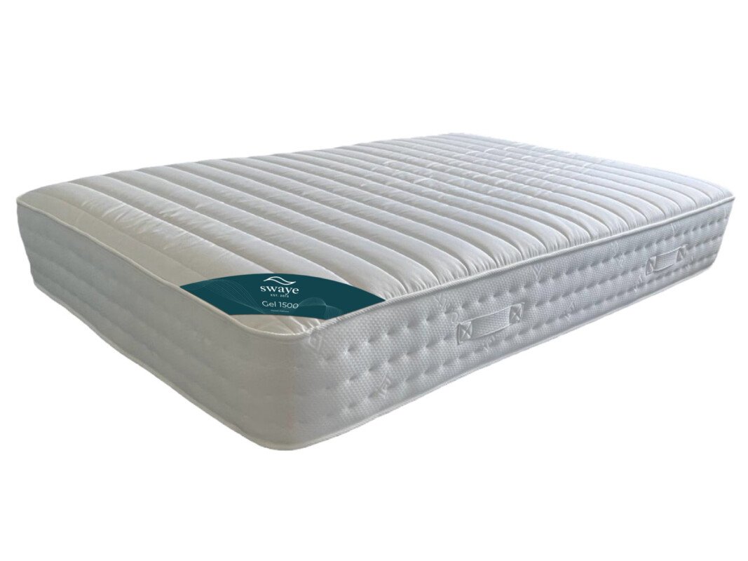 Cool Gel 1500 Pocket Mattress, Angle view