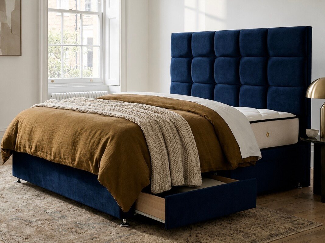 Berkley Cubed Divan Bed | Swaye