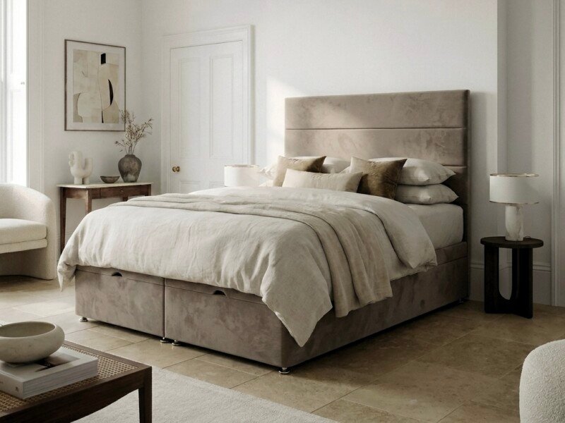 Harry Panel Ottoman Divan Bed