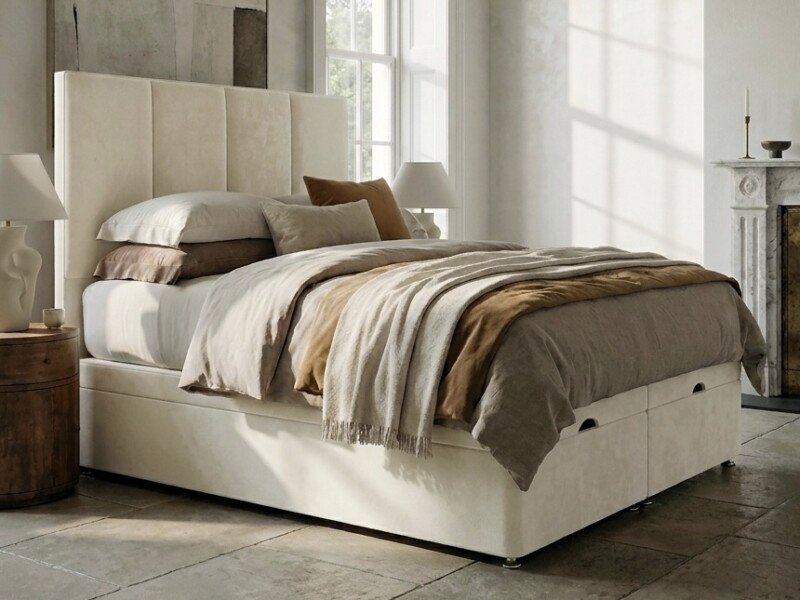 Silas Panel Ottoman Divan Bed