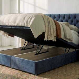 Percival Wingback Ottoman Divan Bed | Swaye