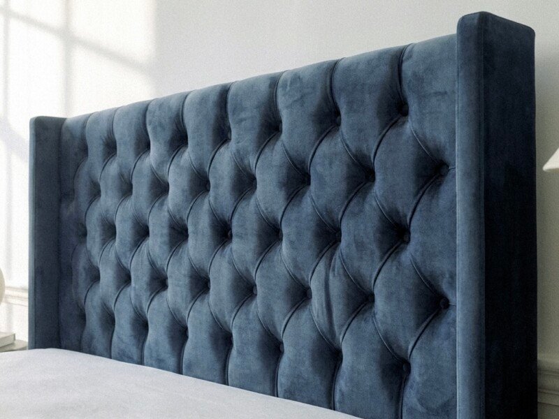 Percival Wingback Ottoman Divan Bed | Swaye