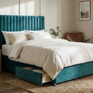 Rapunzel Line Panel Divan Bed | Swaye