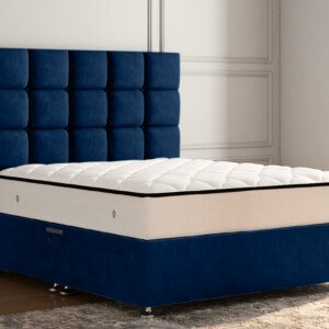 Berkeley Cubed Divan Bed, Angle View
