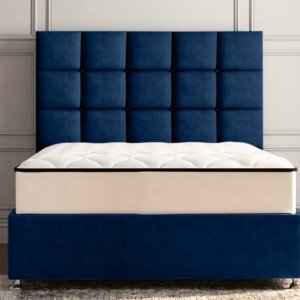 Berkeley Cubed Divan Bed, front View