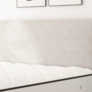 Minimalist Plain Ottoman Divan Bed Headboard.