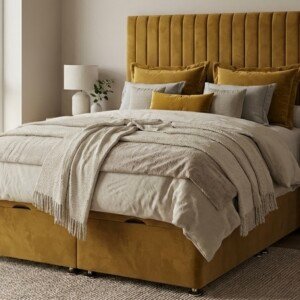Rapunzel Line Panel Ottoman Divan Bed | Swaye
