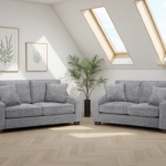 Nebraska Sofa 3+2 Set - Slate