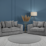Harley Jumbo Sofa Grey 3+2 Set