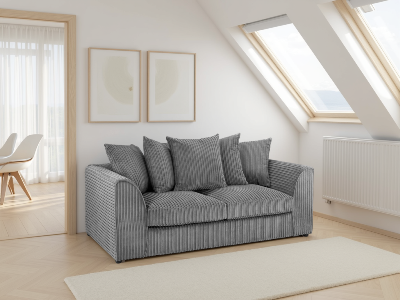 Harley Jumbo Sofa - 3 Seater