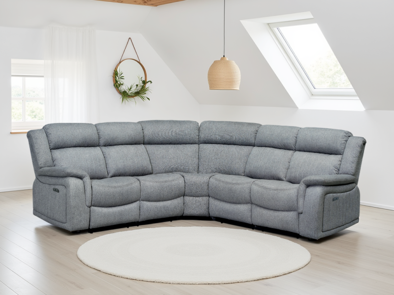 Linden Electric Recliner Sofa - Large Corner