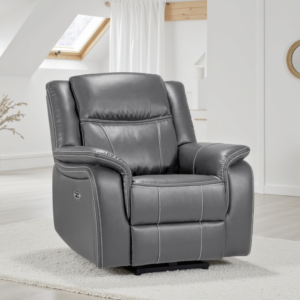Galaxy Tech Electric Recliner Leather – Armchair | Swaye