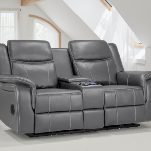 Galaxy Tech Electric Recliner Leather – 2 Seater | Swaye