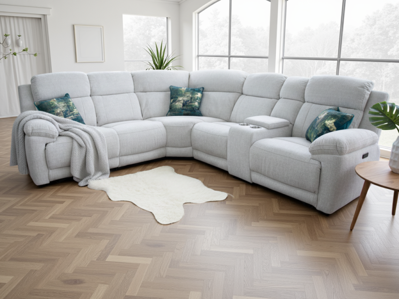 Owen Electric Recliner Sofa - Large Corner