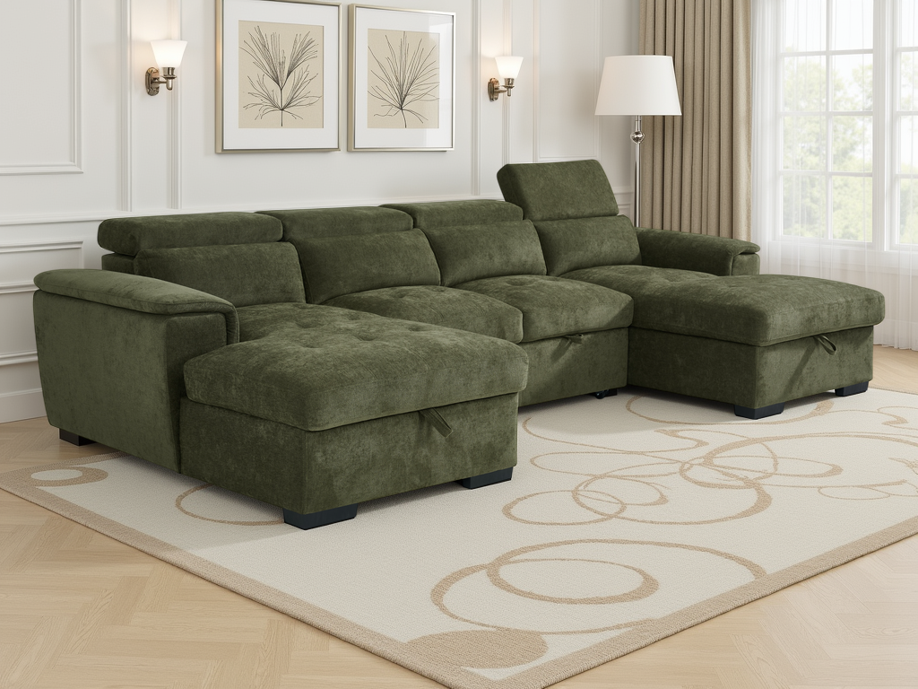 Alaya Sofabed – U Shape Corner | Swaye