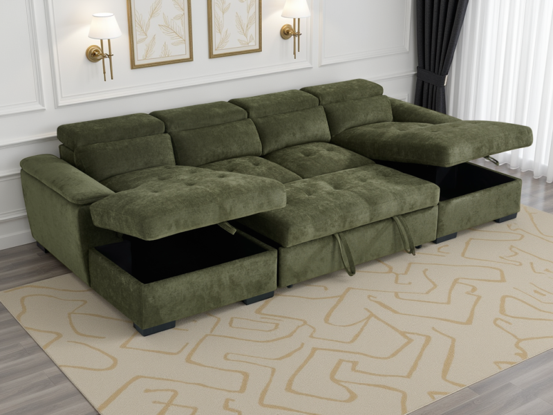 Alaya Sofabed – U Shape Corner | Swaye