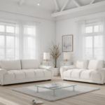 Azzuro Sofa 3+2 Set - Cream