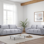 Azzuro Sofa 3+2 Set - Grey