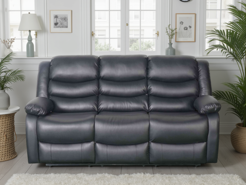 Conrad Manual Recliner Sofa - 3 Seater