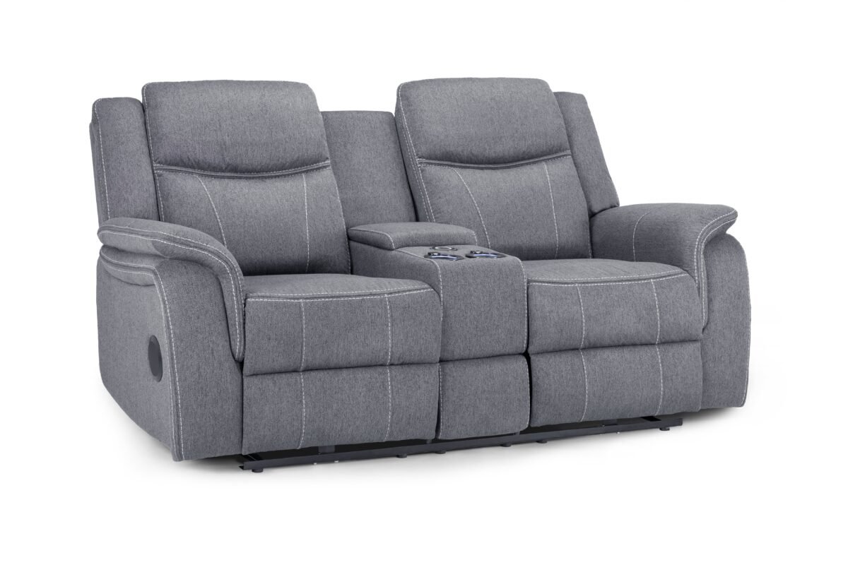 Galaxy Tech Electric Recliner Fabric – 2 Seater | Swaye