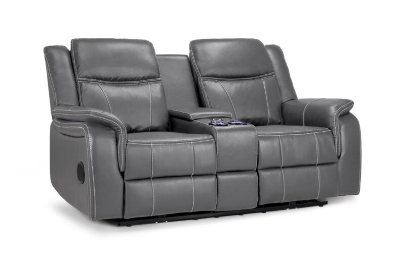 Galaxy Tech Electric Recliner Leather – 2 Seater | Swaye