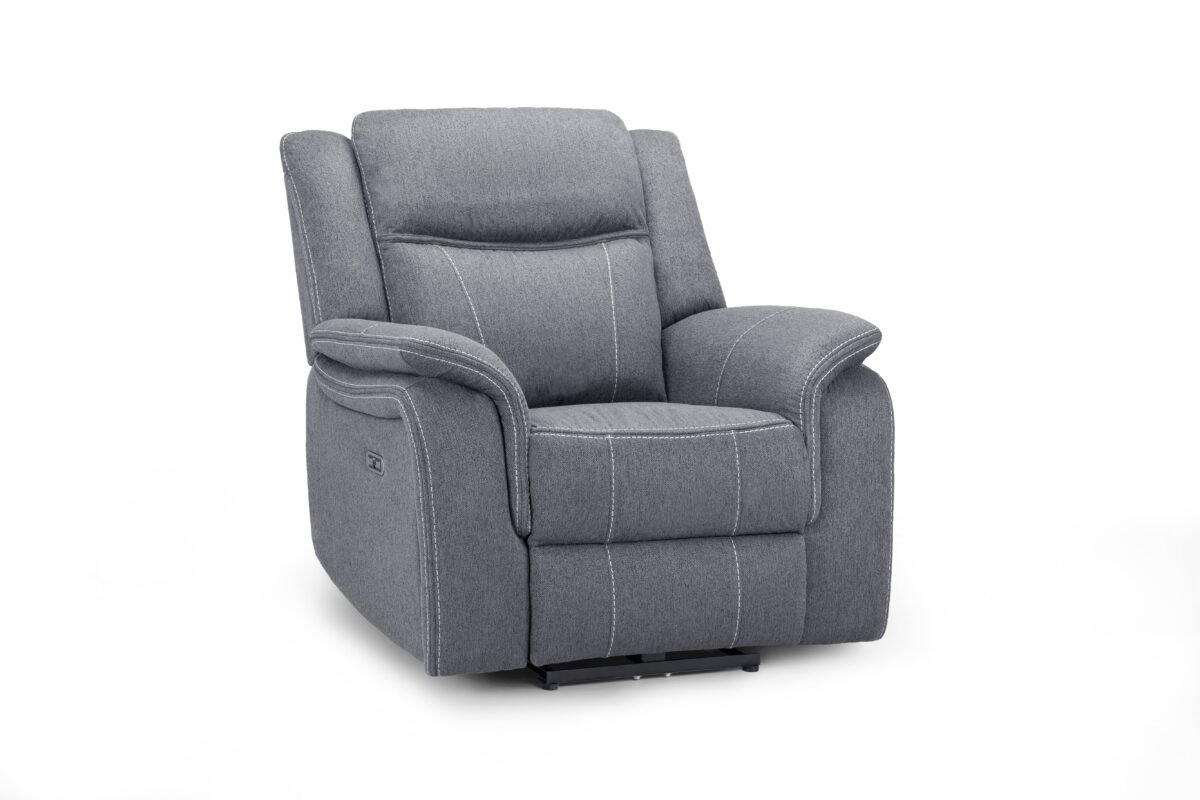 Galaxy Tech Electric Recliner Fabric – Armchair | Swaye