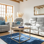Stanley Manual Recliner Sofa 3+2+1 - Grey