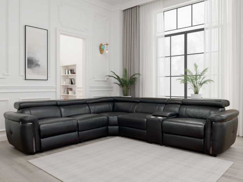 Somerville Electric Recliner Sofa – Large Corner | Swaye