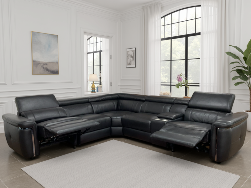 Somerville Electric Recliner Sofa - Large Corner