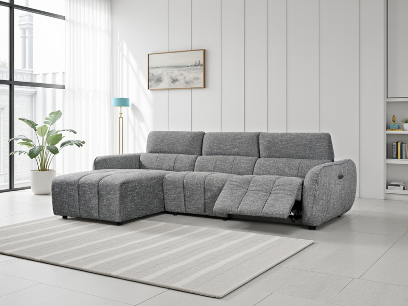 Turin Electric Recliner Sofa - Left Hand Facing Corner