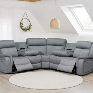 Linden Electric Recliner Sofa – Large Corner | Swaye