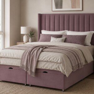 Arizona Wingback Ottoman Divan Bed | Swaye