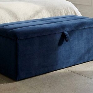 Harry Line Panel Ottoman Storage Box | Swaye