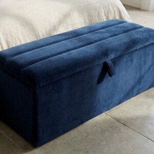 Harry Line Panel Ottoman Storage Box | Swaye