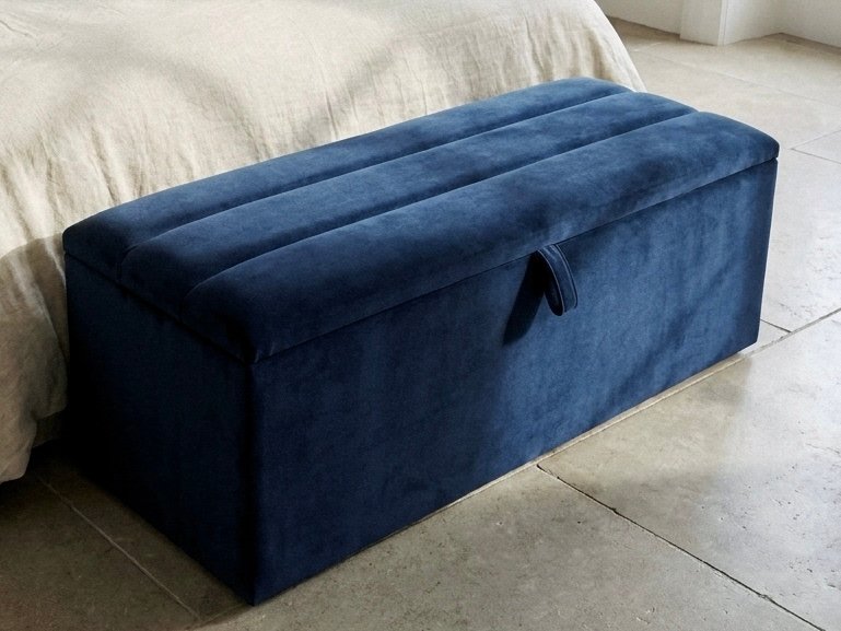 Harry Line Panel Ottoman Storage Box | Swaye