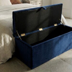 Harry Line Panel Ottoman Storage Box | Swaye
