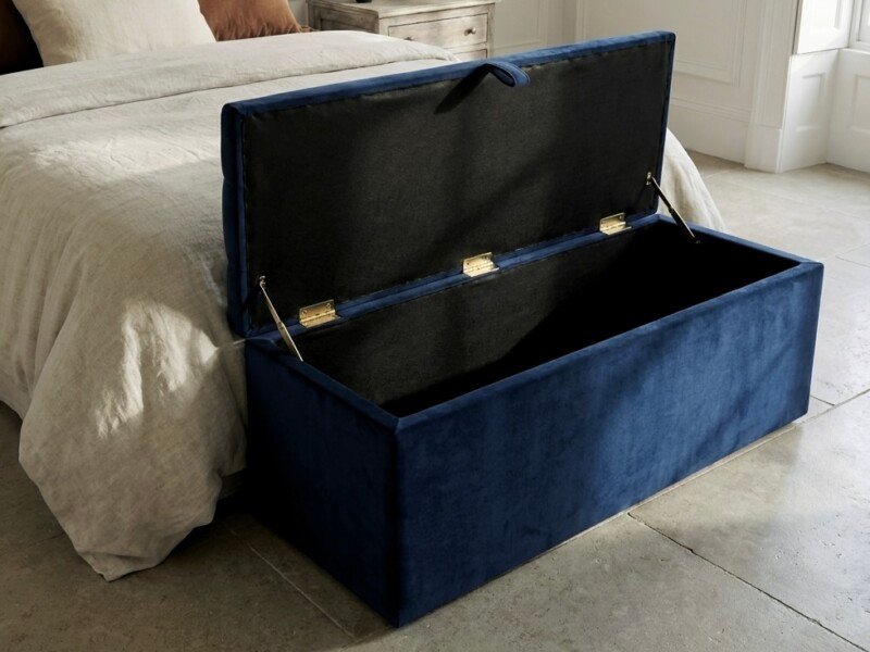 Harry Line Panel Ottoman Storage Box | Swaye