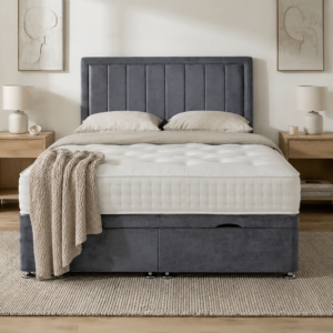 Hamilton Line Panel Ottoman Divan Bed | Swaye