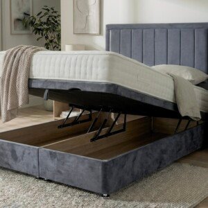 Hamilton Line Panel Ottoman Divan Bed | Swaye