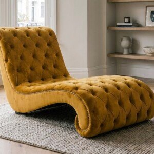 Madrid Chesterfield Chaise Longue Chair Sofa | Swaye
