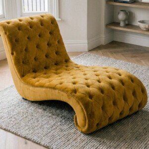 Madrid Chesterfield Chaise Longue Chair Sofa | Swaye