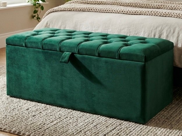 Roman Chesterfield Ottoman Storage Box